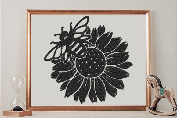 Bee on a Sunflower Embroidery: A Designer’s Review