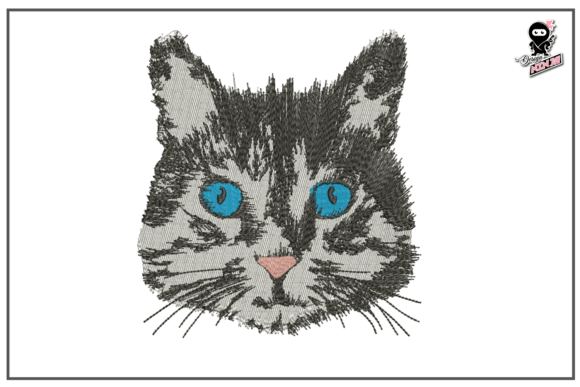 Cat Portrait Embroidery: A Holiday Design Review