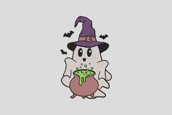 Cute Halloween Witch Embroidery Review