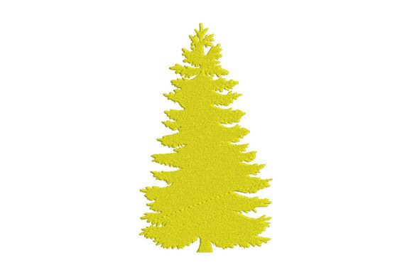 Retro Yellow Christmas Tree Embroidery Review