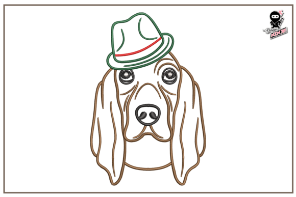 Review: Basset Hound Dog in Hat Embroidery