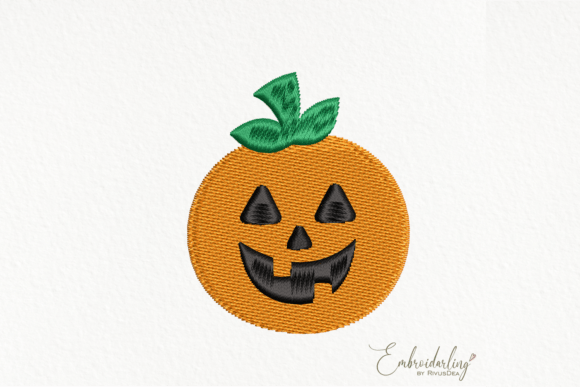 Review: Cute Halloween Scary Pumpkin Embroidery