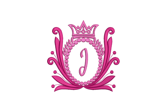 Review: Elegant Crown Embroidery Design Letter J