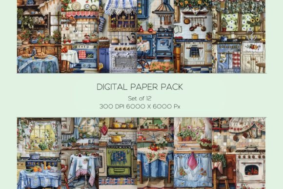 Review: Embroidery Patchwork Kitchen Paper Set