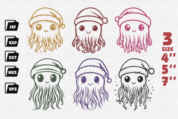 Review: Set of 6 Cute Jellyfish Embroidery for Boutiques