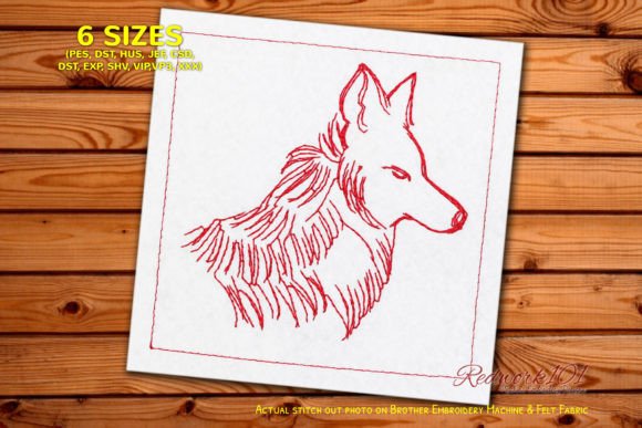 Reviewing Abstract Coyote Redwork for Custom Gifts