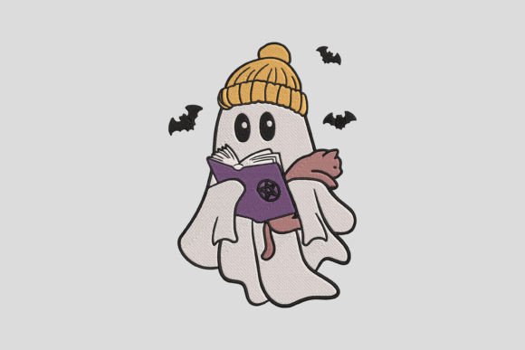 Reviewing Cute Ghost Embroidery Designs for Boutique Sweatshirts