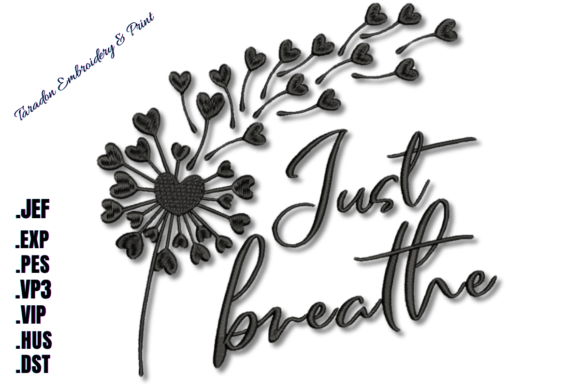 Reviewing Just Breathe Machine Embroidery Design
