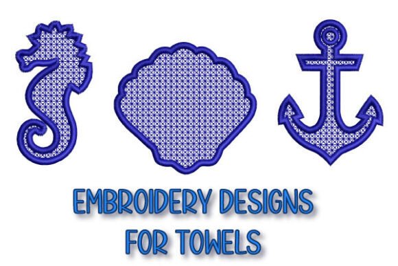 Reviewing Seashell, Seahorse Anchor Embroidery for Etsy