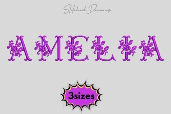 Reviewing the Amelia Name Embroidery Design