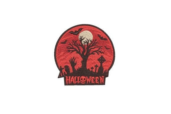 Spooky Halloween Cemetery Embroidery Review